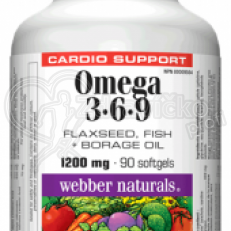 WEBBER Omega 3-6-9 1200mg 90cps.