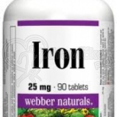 WEBBER Iron 25mg 90tbl. (železo)