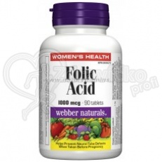 WEBBER Folic acid 1mg 90tbl.